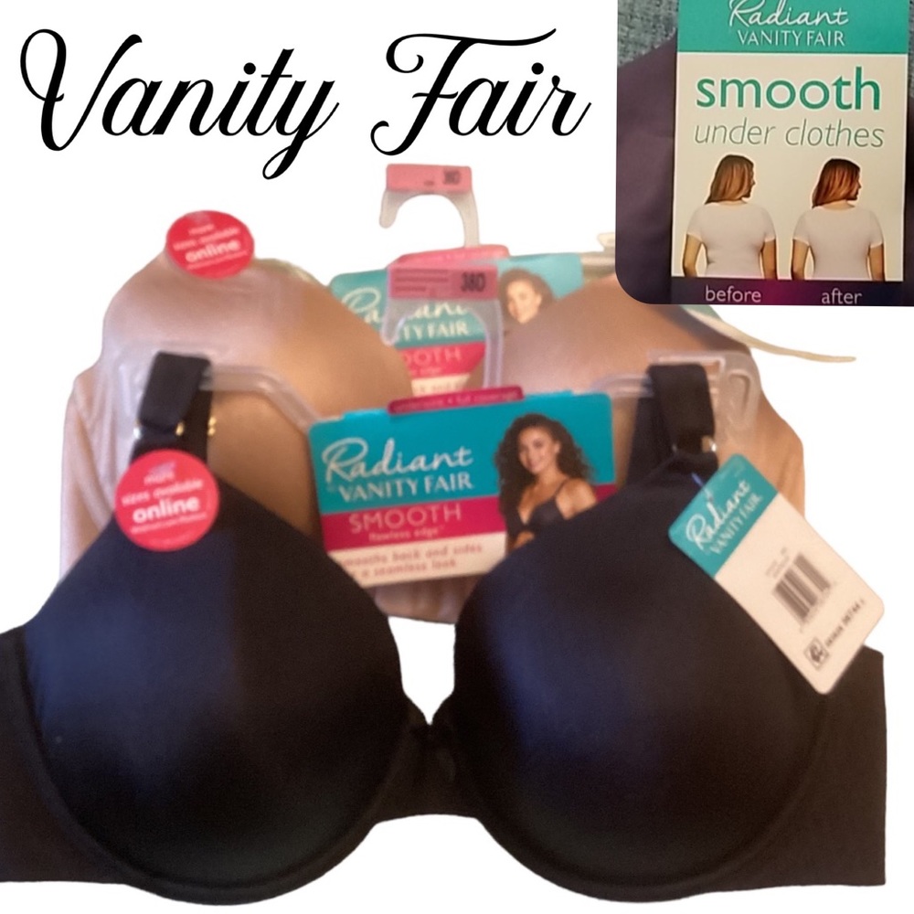 Vanity Fair “D” cups Radiant Bras